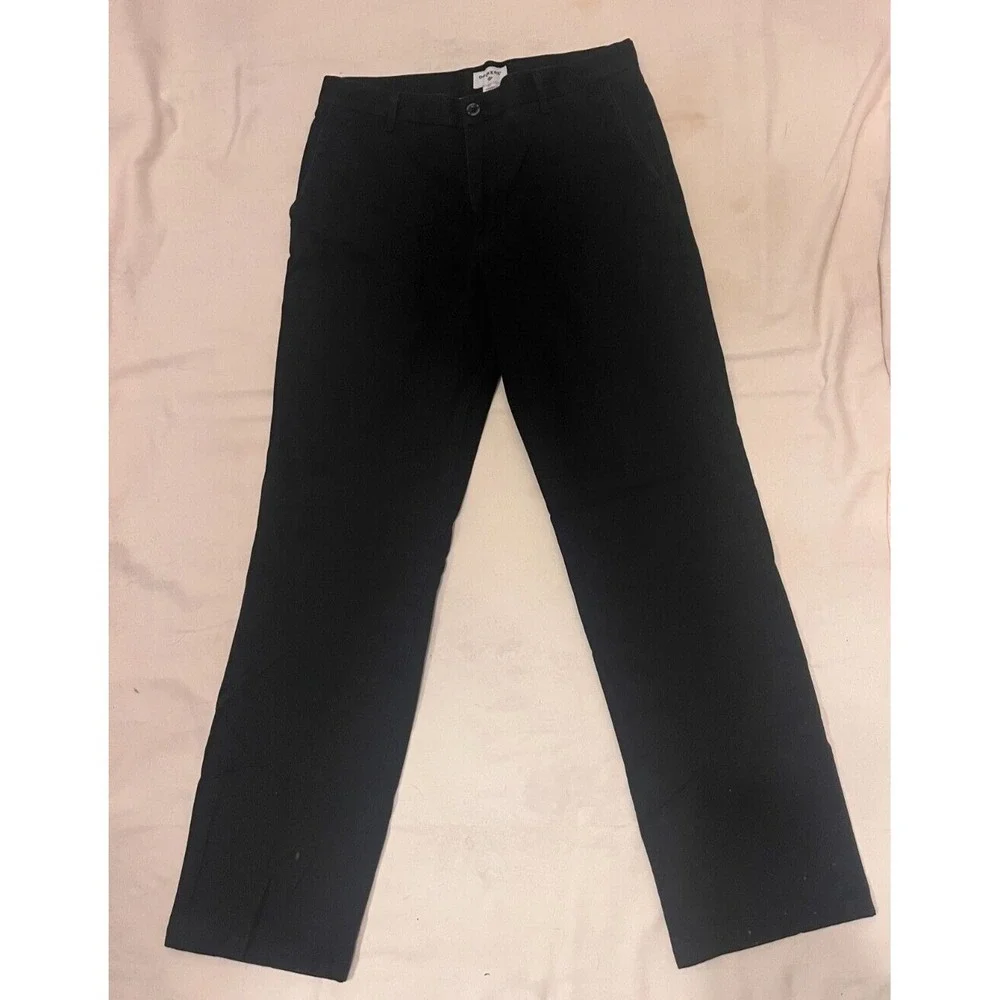 DOCKERS SZ 32 x 32 Black Straight Fit Mens Pants E7